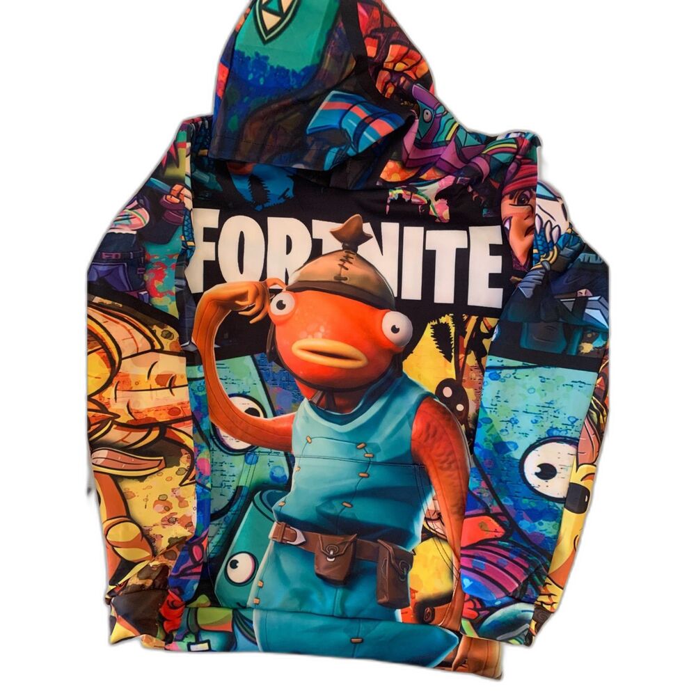 Fornite 3D Youth Hoodie Size XL
